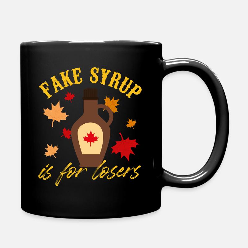 faux sirop est pour les perdants Design pour un amoureux de - Mug uni - noir