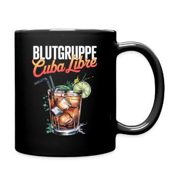 Groupe sanguin Cuba Libre Cocktail Bartender - Mug uni - noir - Droite