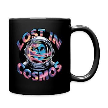 Lost in Cosmos Astronaut - Full Colour Mug - black - Right
