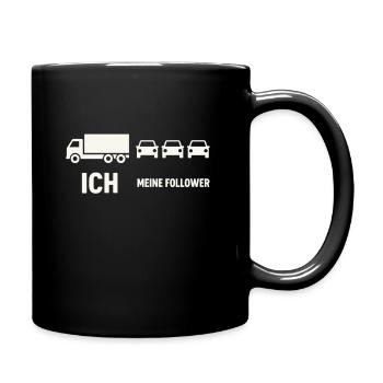 Moi et mes abonnés – Truck Trucker Design - Mug uni - noir - Droite