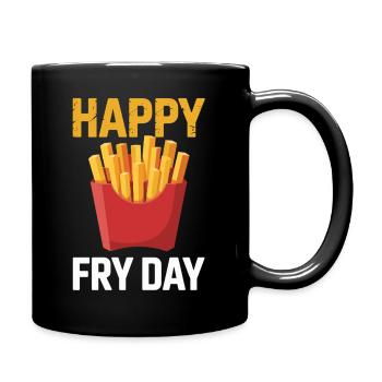 Fries Friday Shirt - Full Colour Mug - black - Right