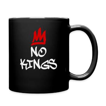 No Kings in America since 1776 - Tasse einfarbig - Schwarz - Rechts