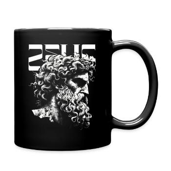 Zeus - Tasse einfarbig - Schwarz - Rechts