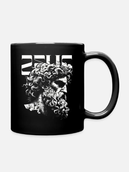 Zeus - Tasse einfarbig - Schwarz