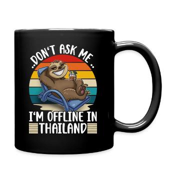 Voyage de vacances en Thaïlande - Mug uni - noir - Droite