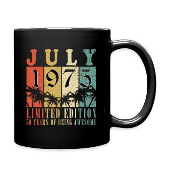 Limited edition, vintage, July 1975 - Full Colour Mug - black - Right