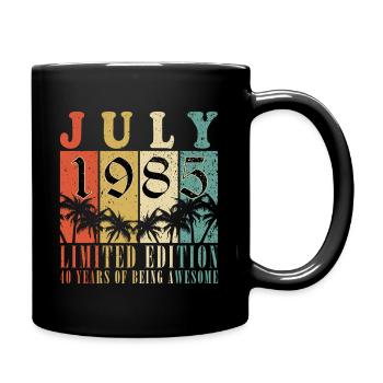 Original juillet 1985 - 40 ans d’être génial - Mug uni - noir - Droite