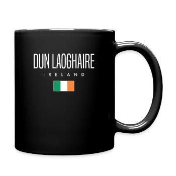 Dun Laoghaire Irland - Tasse einfarbig - Schwarz - Rechts
