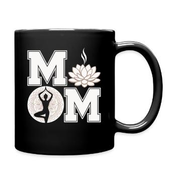Yoga 12 - Tasse einfarbig - Schwarz - Rechts