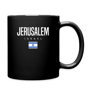 Jerusalem, Israel - Full Colour Mug - black - Right