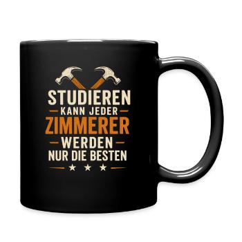 Charpentiers – Seuls les meilleurs deviennent des artisans - Mug uni - noir - Droite