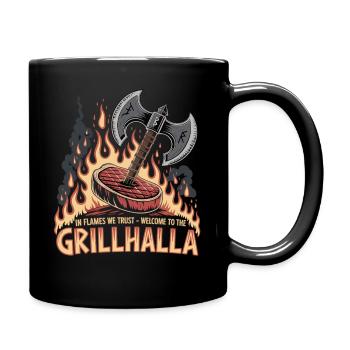 Chemise Viking Grill - Mug uni - noir - Droite