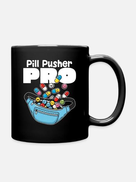 PILUL PUSHER PRO - CADEAU D’INFIRMIÈRE - Mug uni - noir