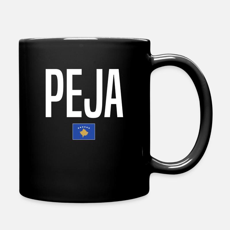 Peja Kosovo - Tasse einfarbig - Schwarz