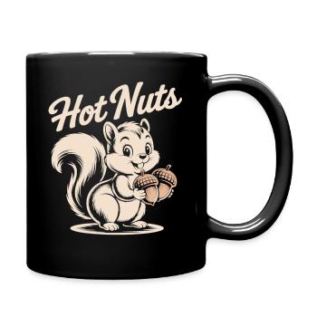 Naughty Squirrel - Chemise Hot Nuts - Mug uni - noir - Droite