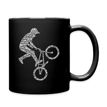 BMX Vélo Cascade Typographie Enfants Vélo BMX - Mug uni - noir - Droite