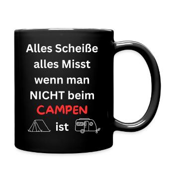 Funny Camping Outdoor Vacation Men Women - Full Colour Mug - black - Right
