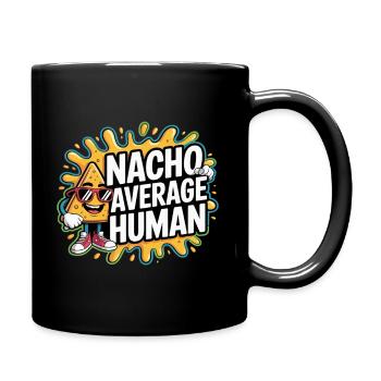 Nacho Personne moyenne - Mug uni - noir - Droite