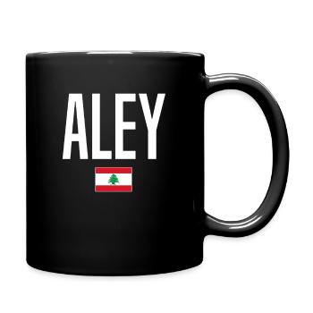 Aley, Liban - Mug uni - noir - Droite