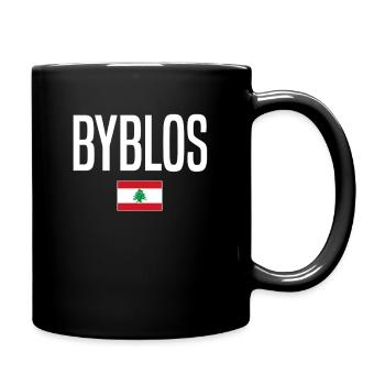 Byblos, Liban - Mug uni - noir - Droite