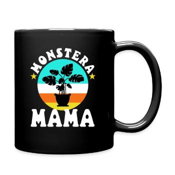 Monstera Mama - Full Colour Mug - black - Right