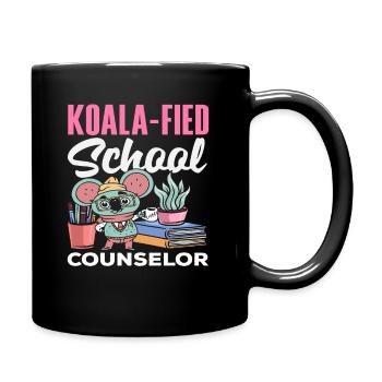 Koala-Fied Schulberater Stilvoll - Tasse einfarbig - Schwarz - Rechts