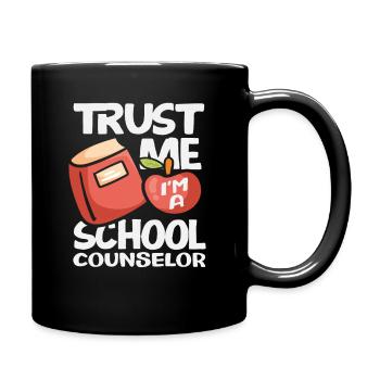 Vertraue Mir Ich Bin Schulberater - Tasse einfarbig - Schwarz - Rechts
