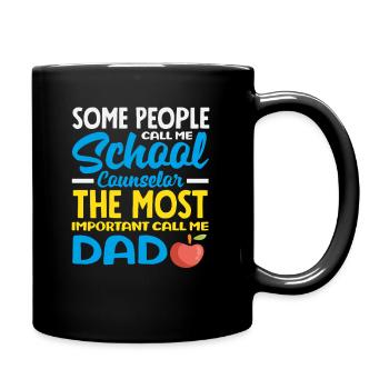 Manche Nennen Mich Schulberater Papa - Tasse einfarbig - Schwarz - Rechts
