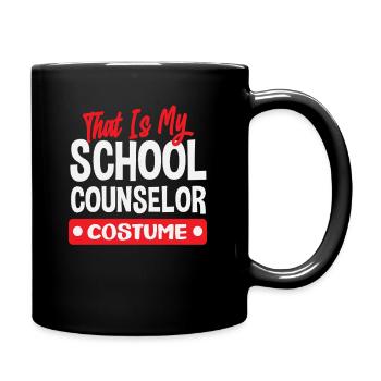 Das Ist Mein Schulberater Kostüm - Tasse einfarbig - Schwarz - Rechts