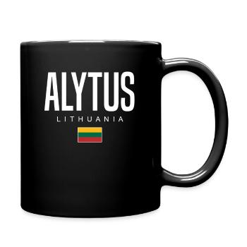 Alytus, Lithuania - Full Colour Mug - black - Right