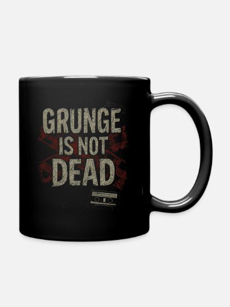 Grunge is not dead - Full Colour Mug - black