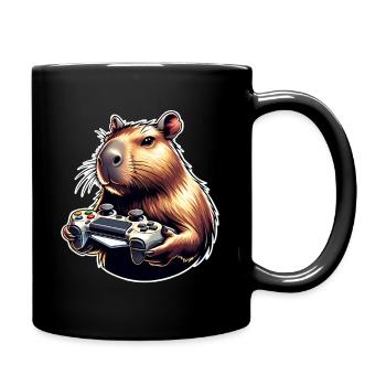 Capybara Gaming - Full Colour Mug - black - Right