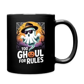 Chemise fantôme Halloween - Too Ghoul For Rules - Mug uni - noir - Droite