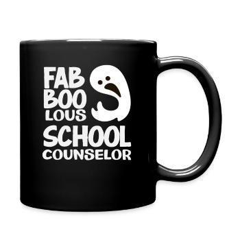 Fab Boo Lou's School Counselor Spirit - Full Colour Mug - black - Right