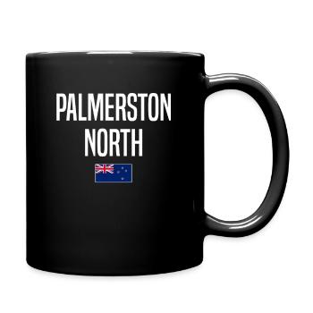 Palmerston North Neuseeland - Tasse einfarbig - Schwarz - Rechts
