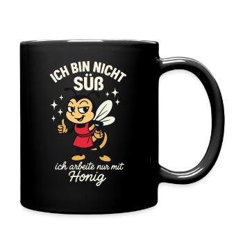 abeilles apiculteur je ne suis pas sucré chérie - Mug uni - noir - Droite