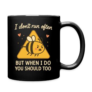 Bees Beekeeper Funny Bee Whisperer - Full Colour Mug - black - Right