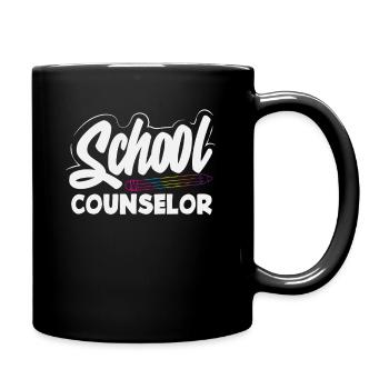 Schulberater Inspiration Bunt - Tasse einfarbig - Schwarz - Rechts