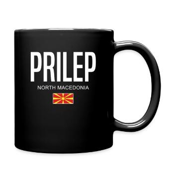 Prilep Nordmazedonien - Tasse einfarbig - Schwarz - Rechts