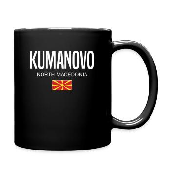 Kumanovo Nordmazedonien - Tasse einfarbig - Schwarz - Rechts