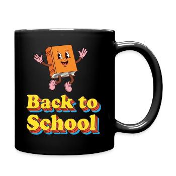 Retour à l’école - Mug uni - noir - Droite