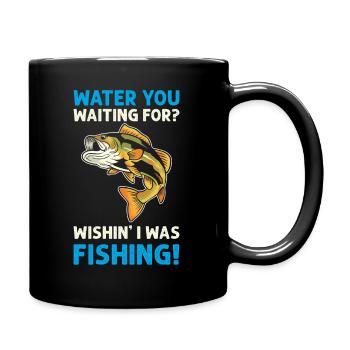 Fishing Fishing Fish Bait Fisherman - Full Colour Mug - black - Right