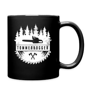 Bûcheron - Mug uni - noir - Droite