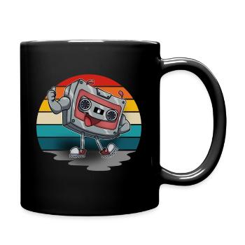 Kassette - Tasse einfarbig - Schwarz - Rechts