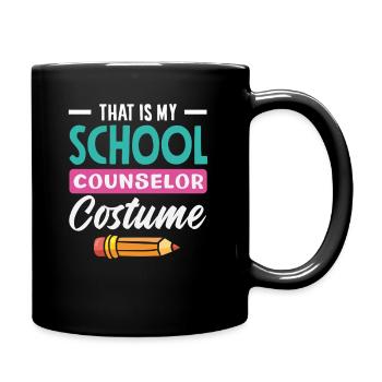 Das Ist Mein Schulberater Kostüm - Tasse einfarbig - Schwarz - Rechts