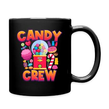 Candy Crew Süßigkeiten Bonbon - Full Colour Mug - black - Right