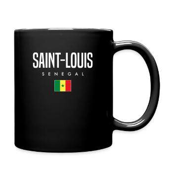 Saint-Louis Senegal - Full Colour Mug - black - Right