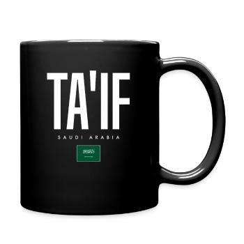 Ta'if Saudi-Arabien - Tasse einfarbig - Schwarz - Rechts