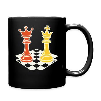 Chess Player Board Game Men Women - Full Colour Mug - black - Right