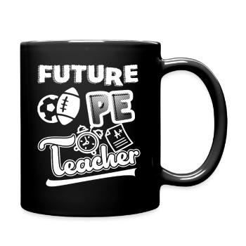 Future PE Teacher - Full Colour Mug - black - Right